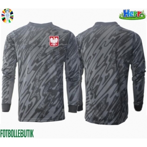 Polen Målvakt Bortatröja EM 2024 Långärmad